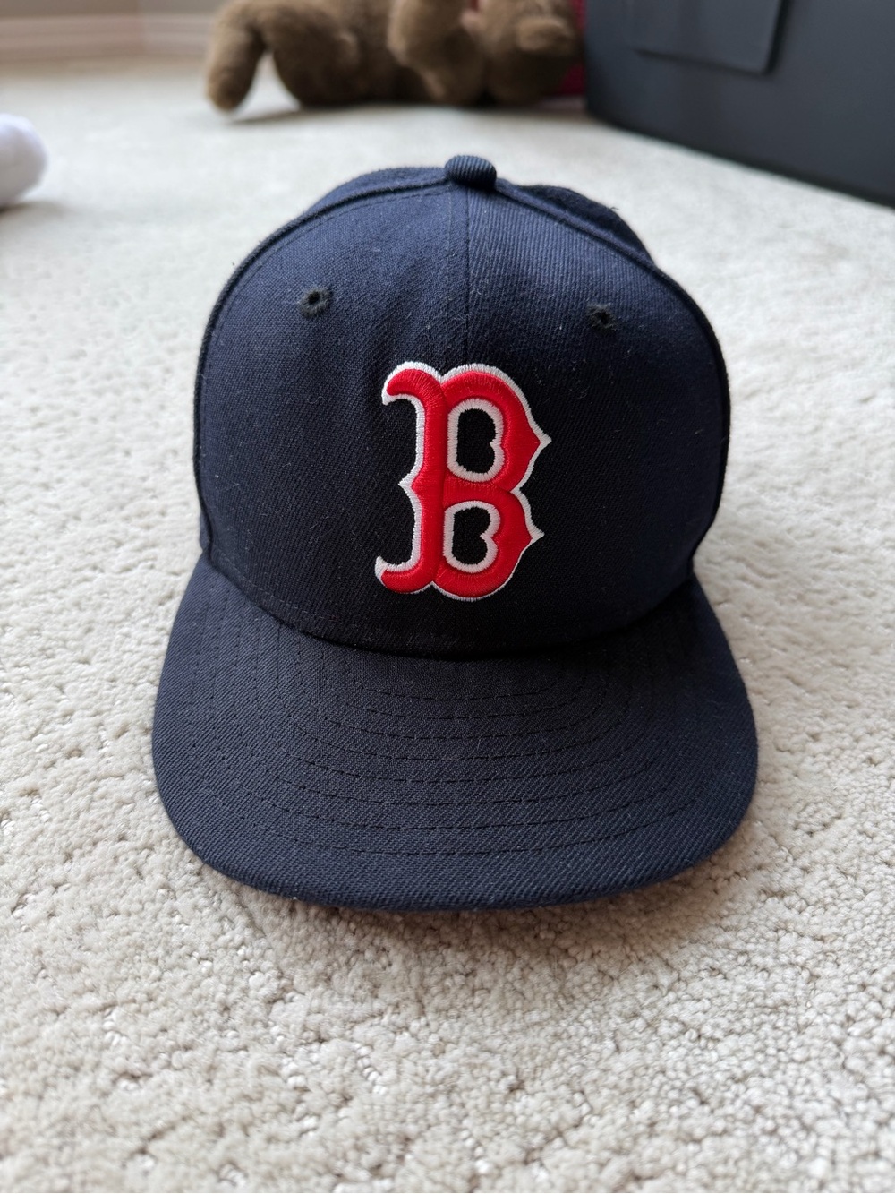 New Era 59Fifty Boston Red Sox Authentic On Field Hat - Youth 52cm